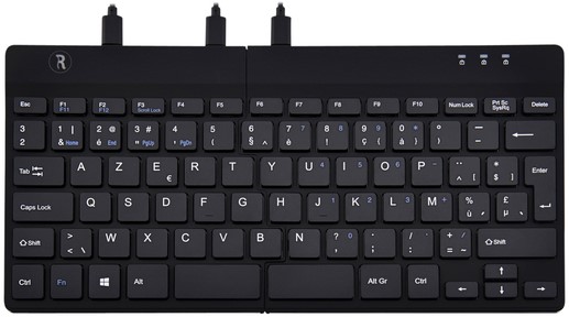 toetsenbord R-Go Split Azerty zwart bij ICT-Store.nl
